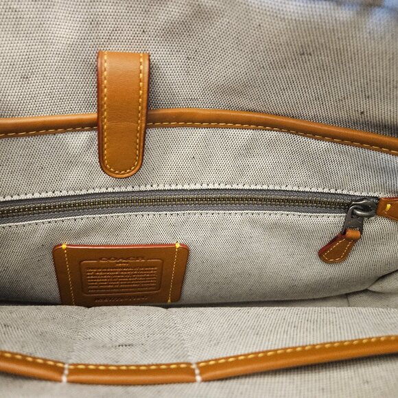 Coach Grey Rogue Briefcase - Picture 15 of 16